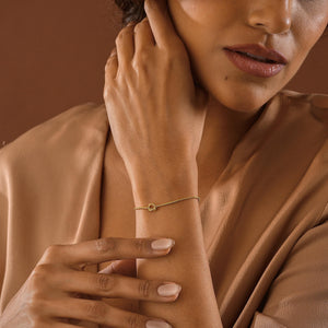 Stunning 14K Gold Love Knot Bracelet for Couples - Elegant Friendship Snake Chain Gift.