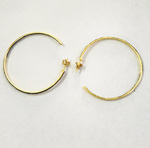 Elegant Pave Diamond Hoop Earrings: Handmade Sterling Silver Statement Jewelry for Special Occasions