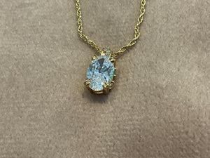 2.65 Carat Lab Created Diamond Oval Pendant: 14K Gold Plated Necklace