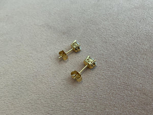 2.0 Carat Lab Created Diamond Oval Cut Set in 925 Sterling Silver and Gold Plated Overlay Hallmarked.