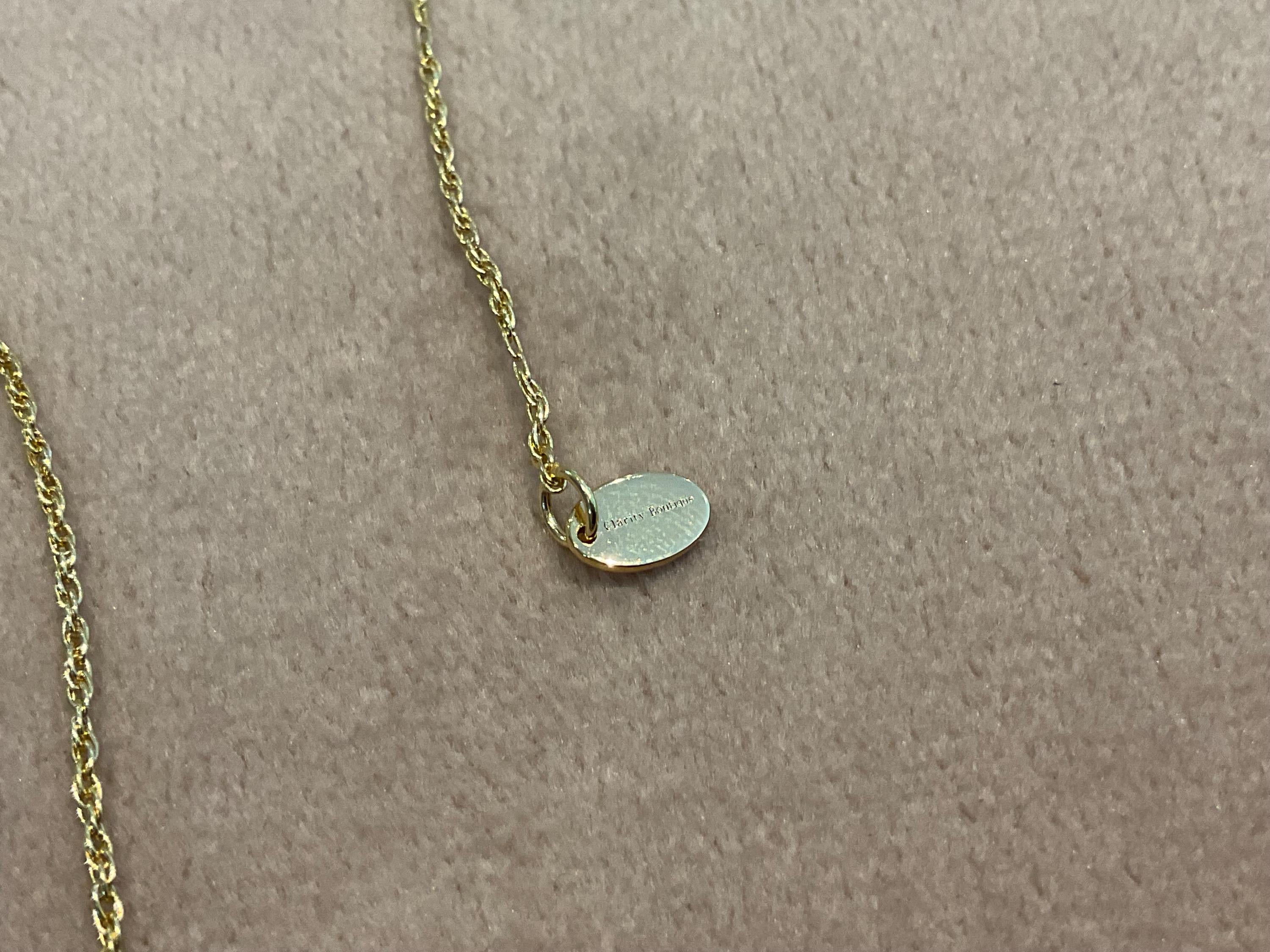 2.65 Carat Lab Created Diamond Oval Pendant: 14K Gold Plated Necklace