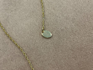 2.65 Carat Lab Created Diamond Oval Pendant: 14K Gold Plated Necklace