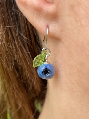 Blueberry Dangle Earrings