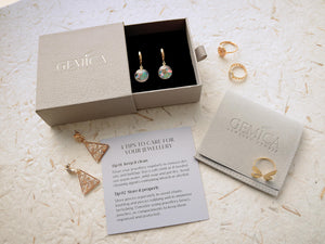 Dainty 14K Gold Vermeil CZ Diamond Huggie Hoops