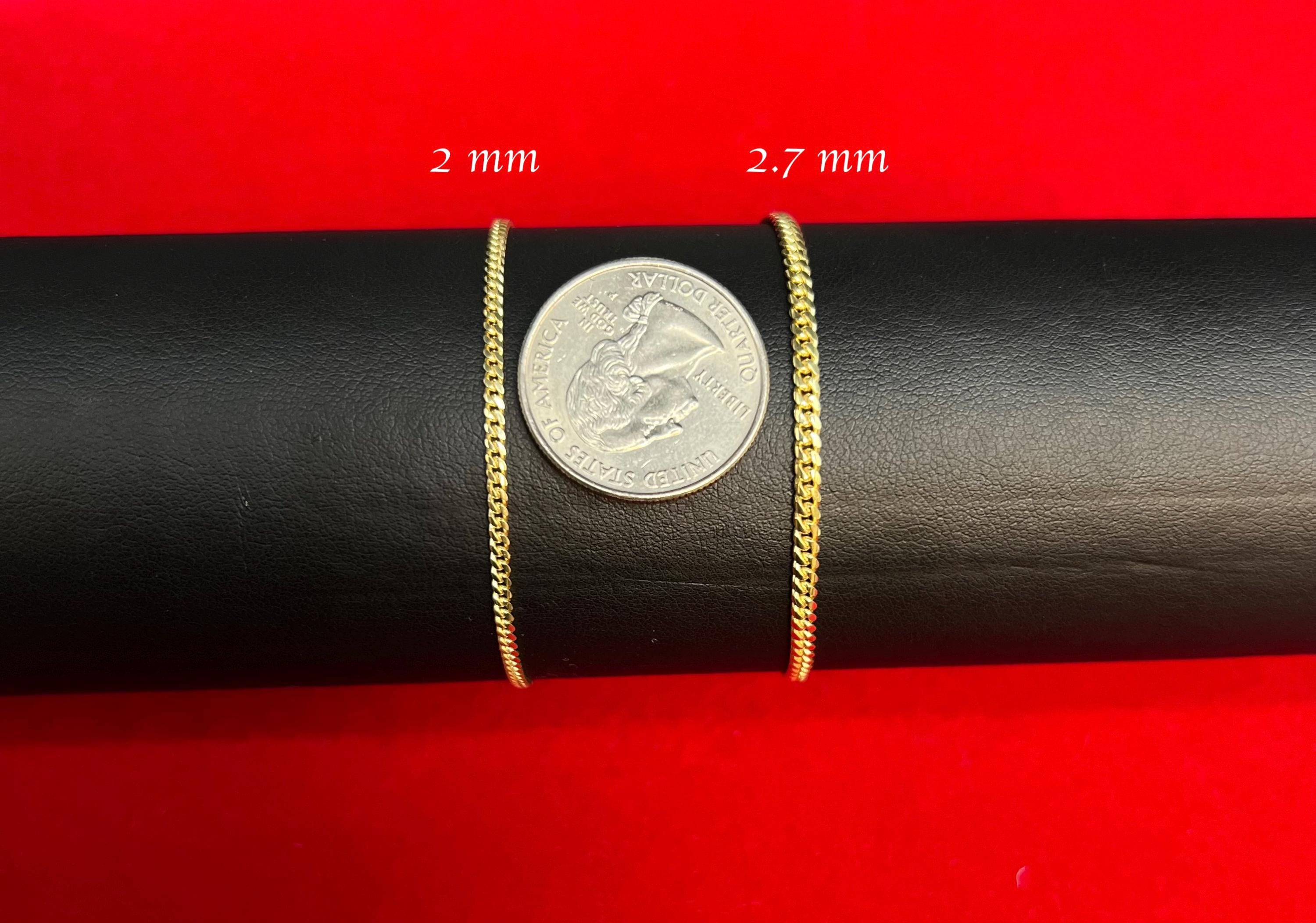 10K Real SOLID Gold Miami Cuban Chain Bracelet, Real Solid Gold Miami Cuban Bracelet, SOLID 10K Gold Bracelet, 10K Gold Miami Cuban Bracelet