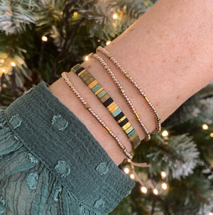 Vibrant Miyuki Tila Bracelet - Handmade Colorful Flat Bead Jewelry.