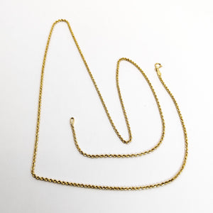 Solid 18K Gold Necklace - Handcrafted Italian Jewelry - 750 Yellow Gold Chain - Textured Luxury Statement Pendant - Timeless Investment