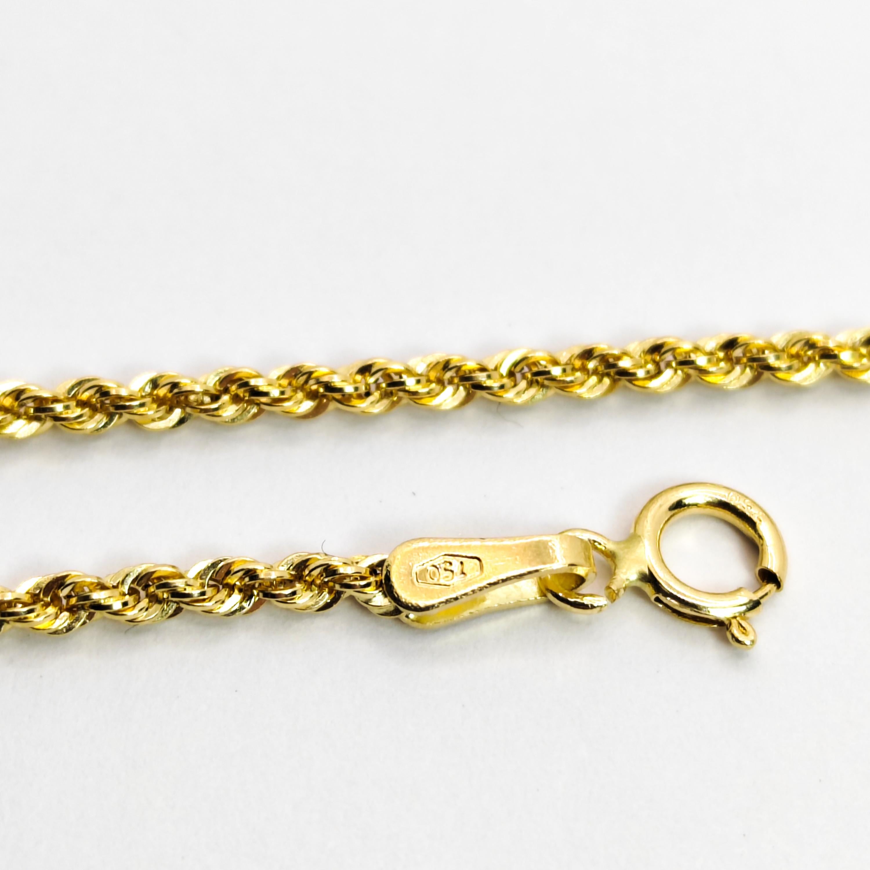 Solid 18K Gold Necklace - Handcrafted Italian Jewelry - 750 Yellow Gold Chain - Textured Luxury Statement Pendant - Timeless Investment