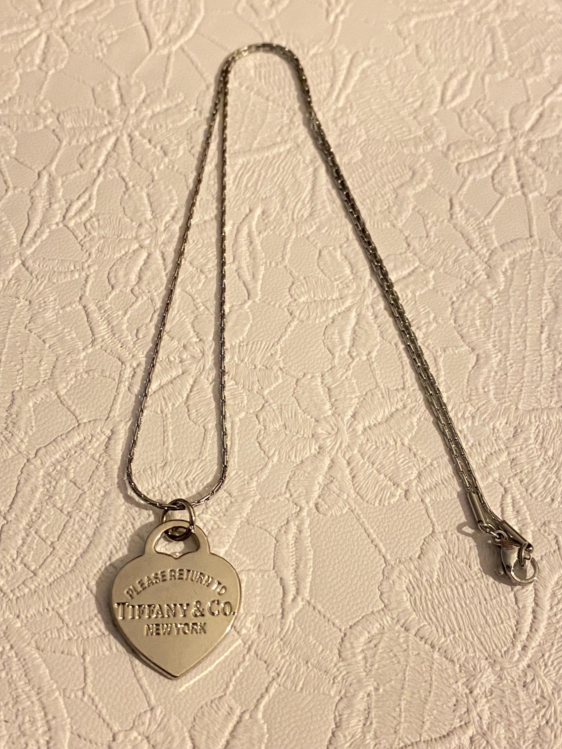 Upcycled Charm Necklace, Silver Tone, Vintage, 20” Chain