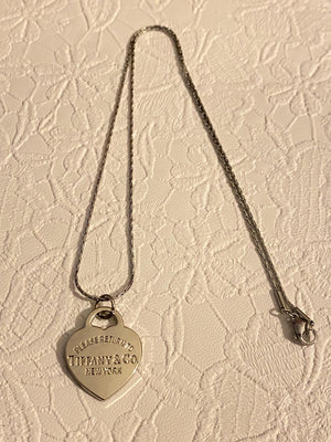 Upcycled Charm Necklace, Silver Tone, Vintage, 20” Chain