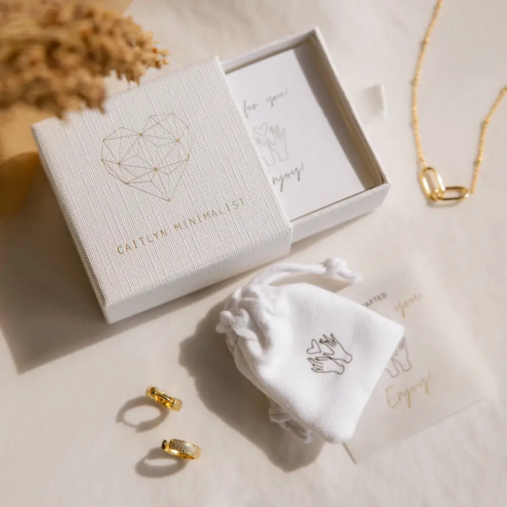 Inside Out Diamond Huggies by  • Dainty Huggie Hoops • Crystal Hoop Earrings • Minimalist Jewelry • Bridesmaid Gift • ER385