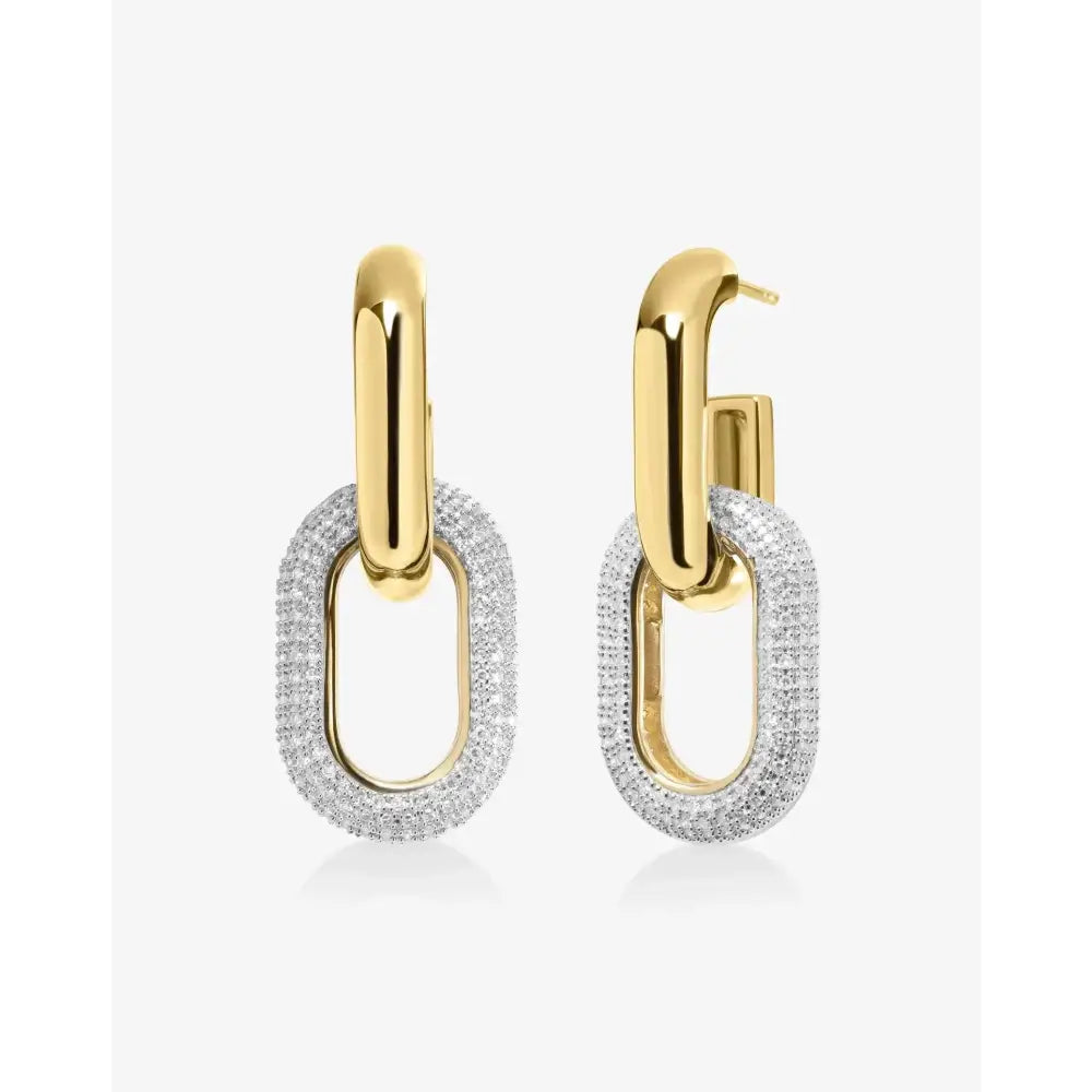 Multiway Cloud Link Earrings.