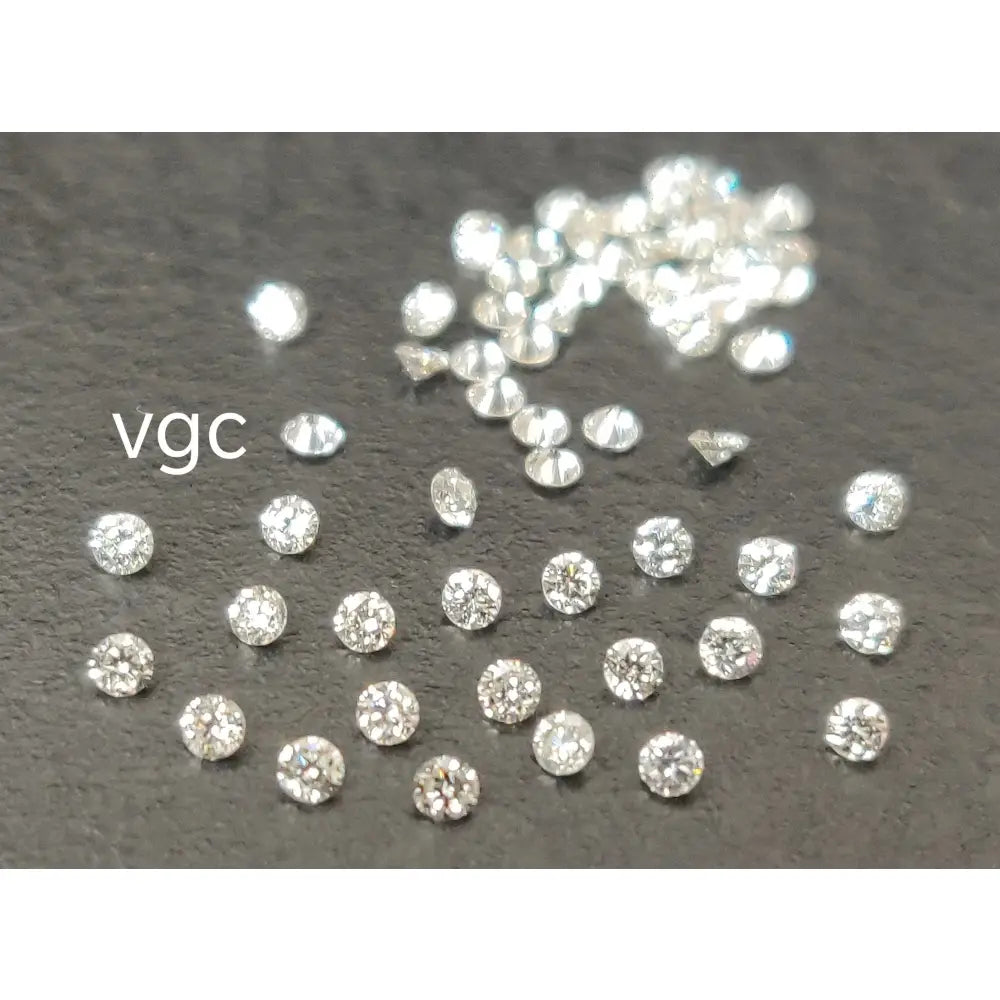Natural White Diamond Ij Color Brilliant Cut 2Mm round - I-J White Color Diamond