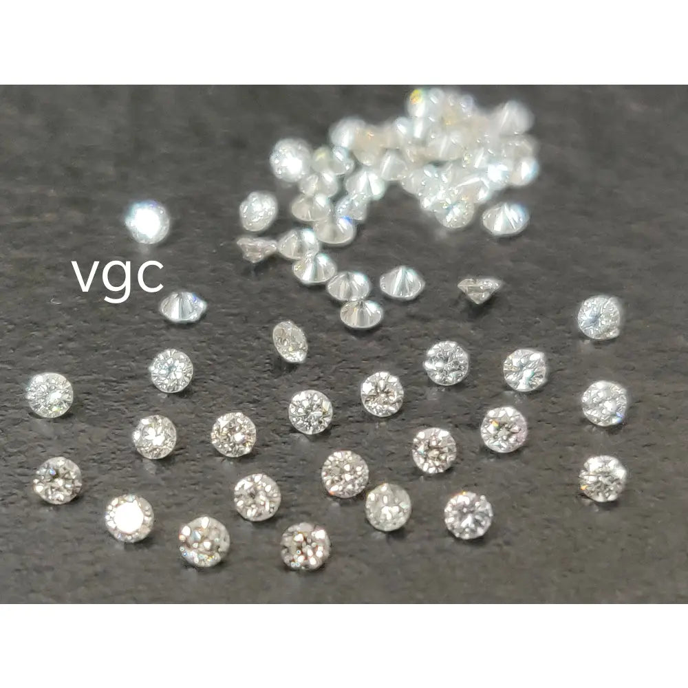 Natural White Diamond Ij Color Brilliant Cut 2Mm round - I-J White Color Diamond