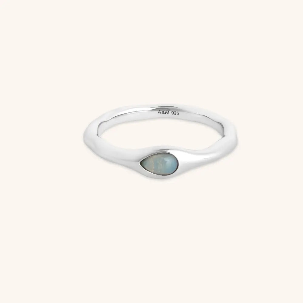 Opal Cocktail Ring in Silver