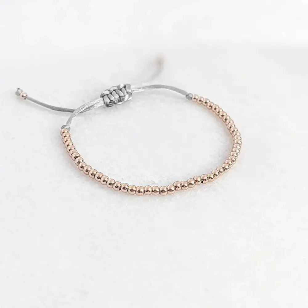 Personalized 50th Birthday Friendship Bracelet for Women – Unique Bead Gift.