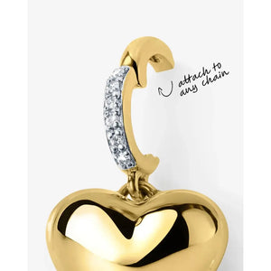 Personalized Engravable Heart Charm - A Timeless Keepsake.