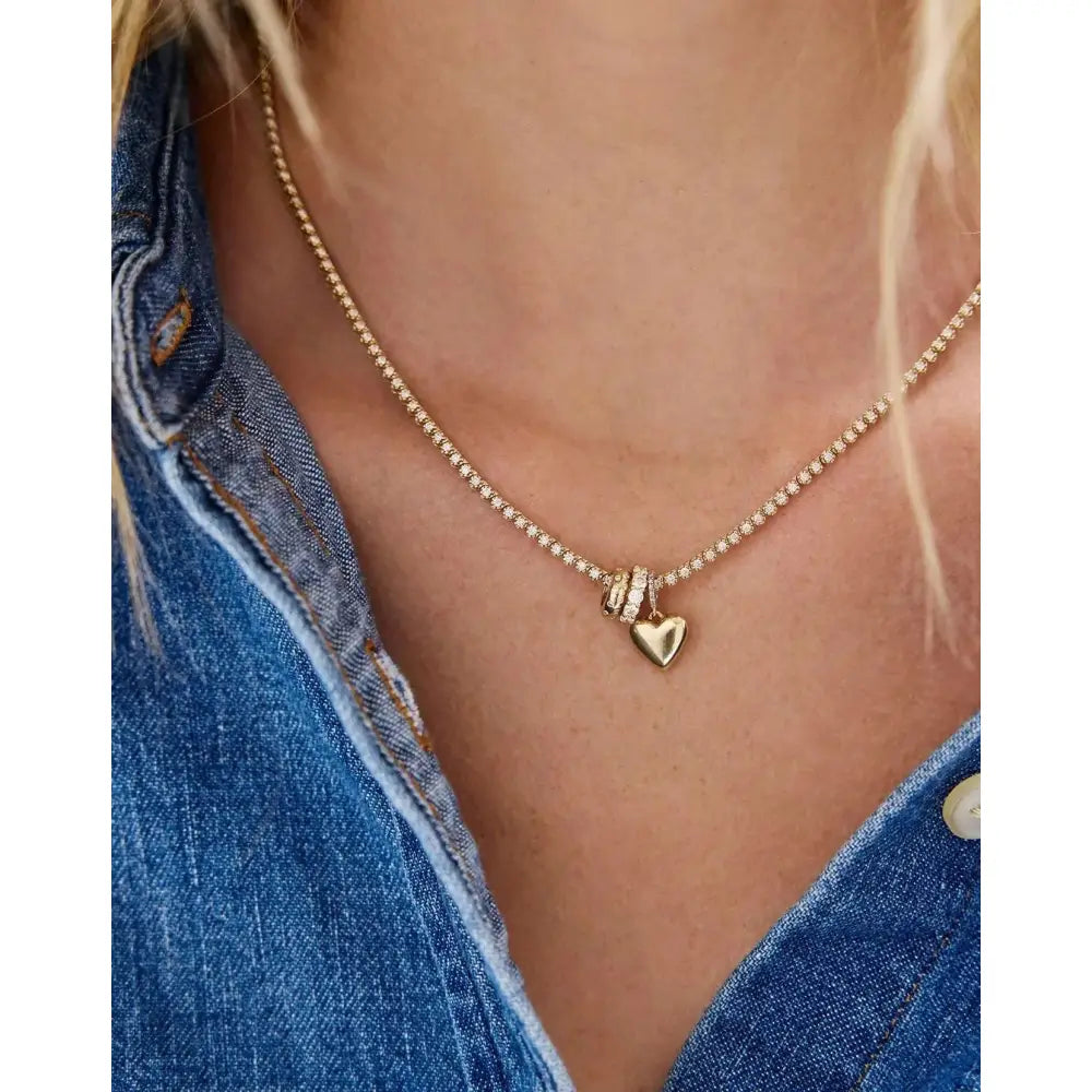 Personalized Engravable Heart Charm - A Timeless Keepsake.