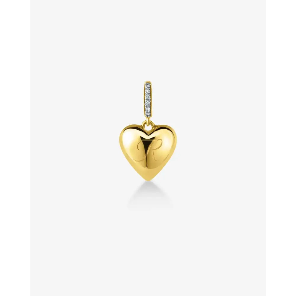 Personalized Engravable Heart Charm - A Timeless Keepsake.