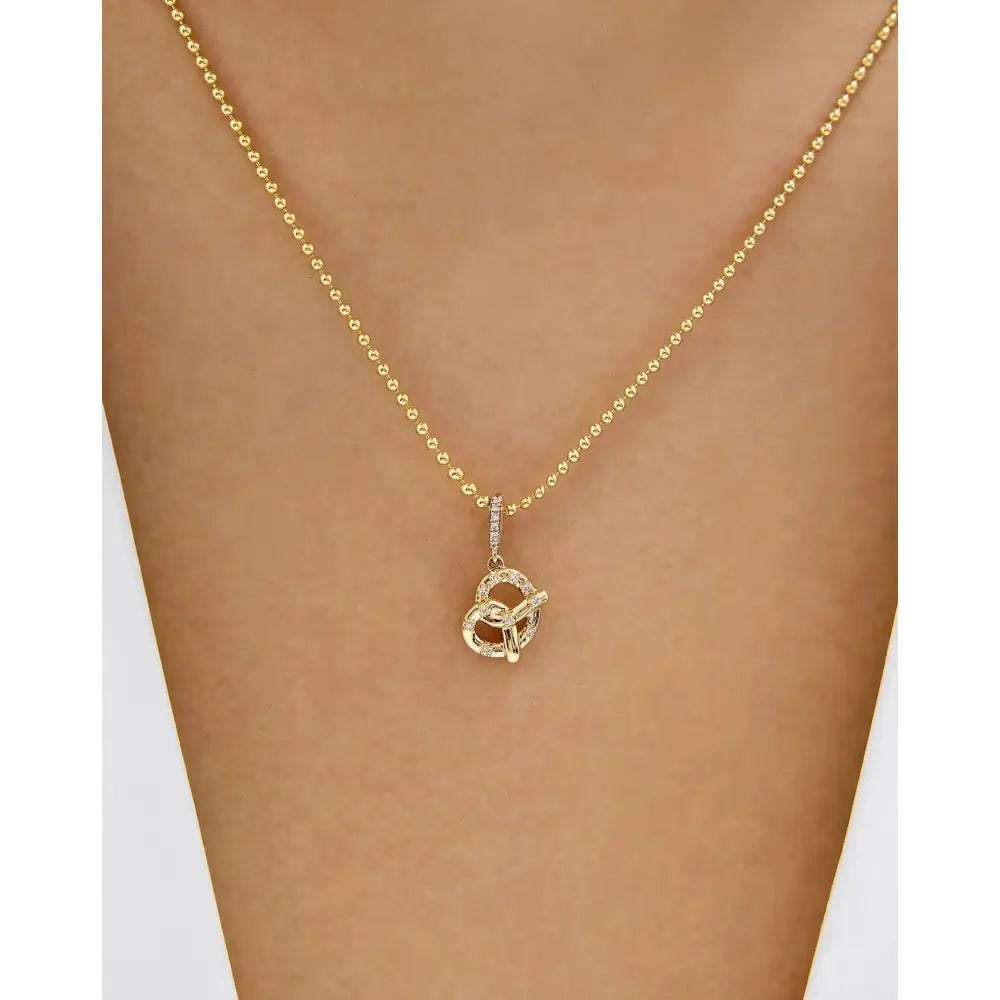 Pretzel Charm.