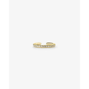 Radiant Diamond Ear Cuff: Elevate Your Elegance.