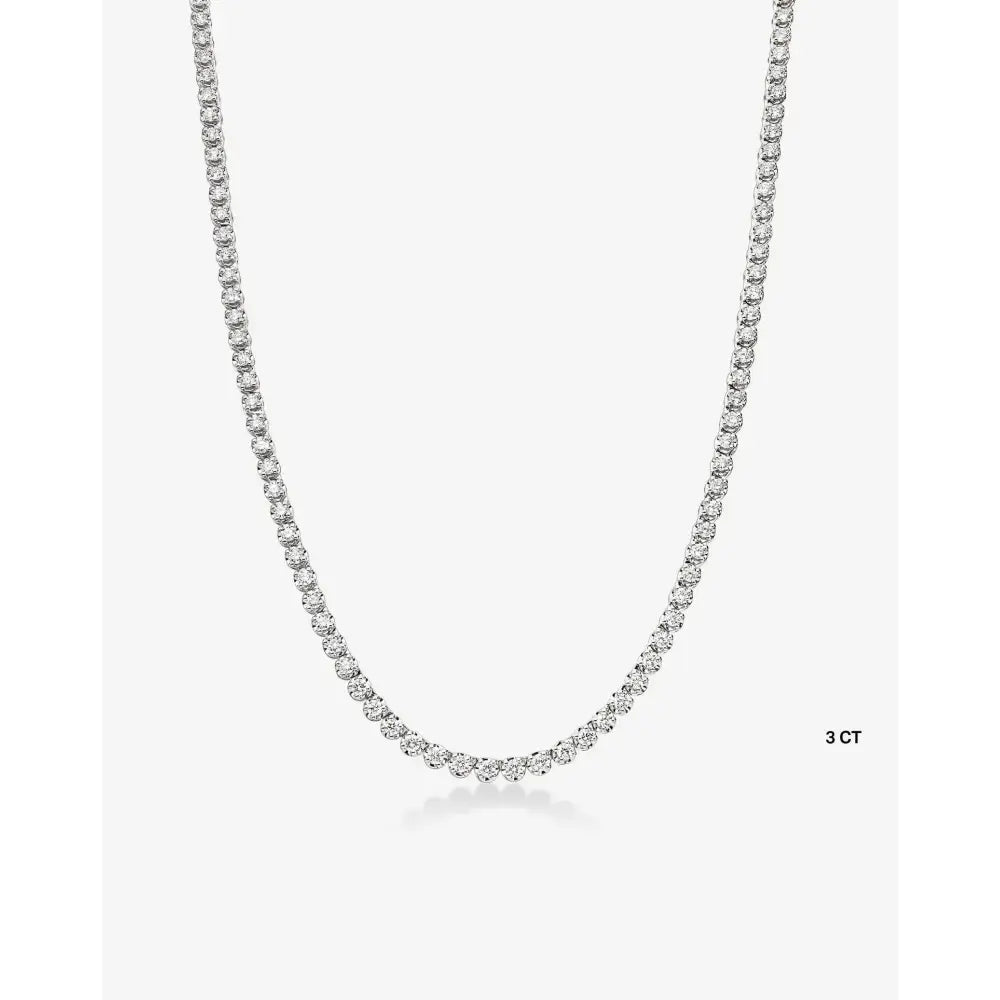 Radiant Luxe Diamond Tennis Necklace.