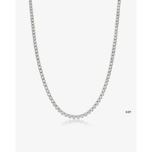 Radiant Luxe Diamond Tennis Necklace.