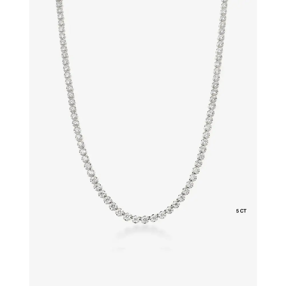 Radiant Luxe Diamond Tennis Necklace.