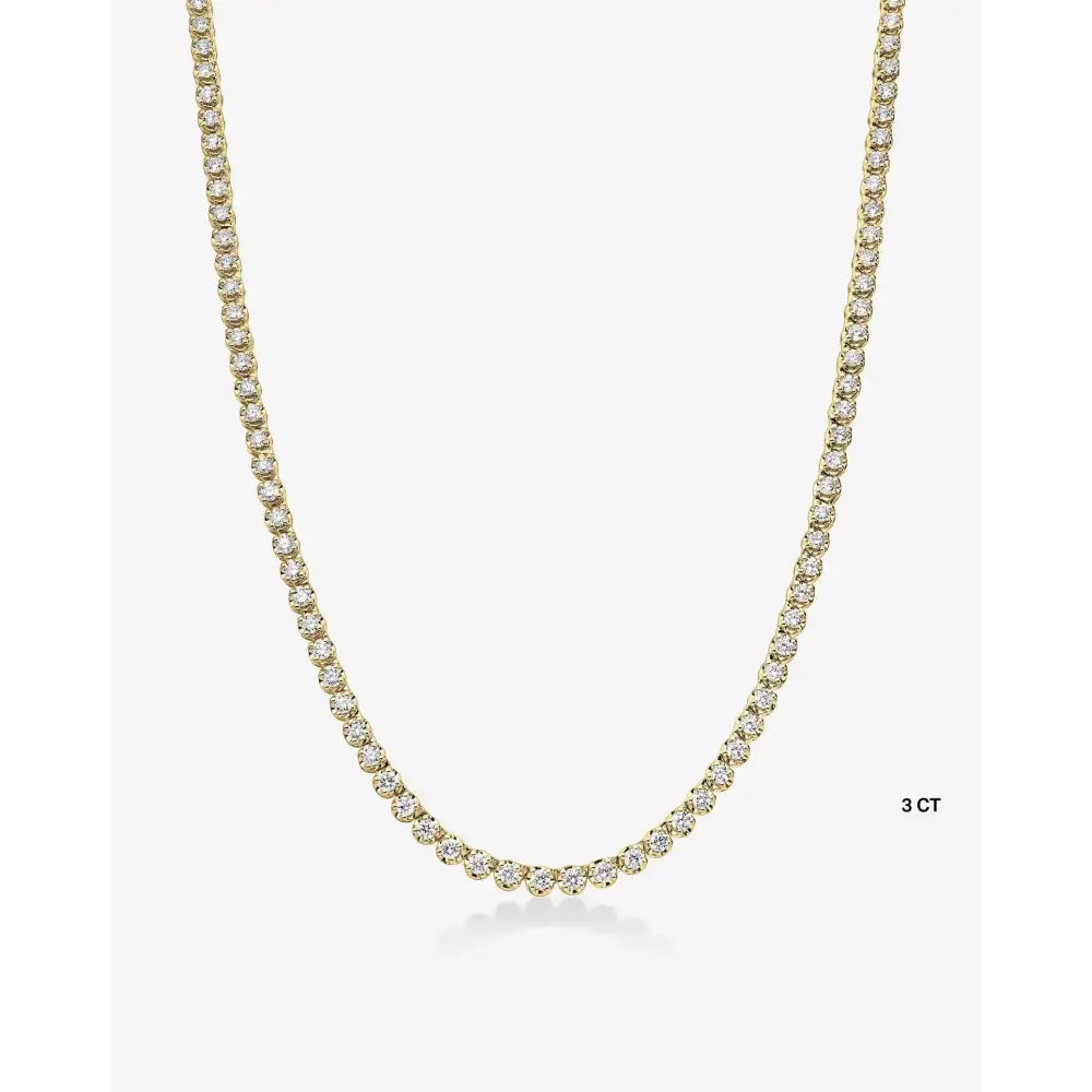 Radiant Luxe Diamond Tennis Necklace.