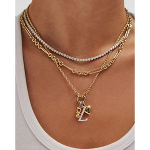 Radiant Luxe Diamond Tennis Necklace.