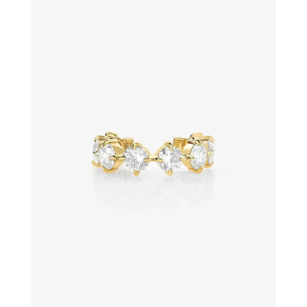 Radiant Starlight Lab Diamond Ear Cuff.