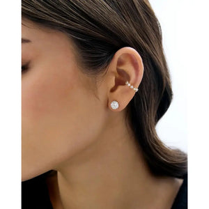 Radiant Starlight Lab Diamond Ear Cuff.