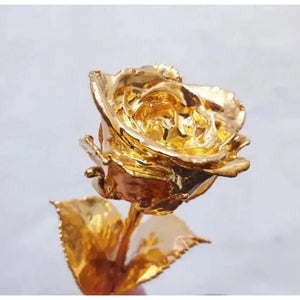 Real Natural Roses Preserved and Dipped in 24K Pure Gold, Gifts for Her, Occasion, Wedding