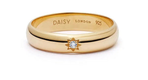 Shining Star Stacking Ring 18Ct Gold Plate