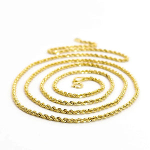 Solid 18K Gold Necklace - Handcrafted Italian Jewelry - 750 Yellow Gold Chain - Textured Luxury Statement Pendant - Timeless Investment