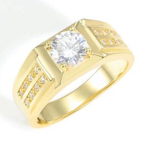 Solid 925 Sterling Silver Solitaire round Brilliant Pave Wedding Pinky Band Ring