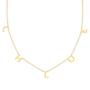 Spaced Letter Necklace