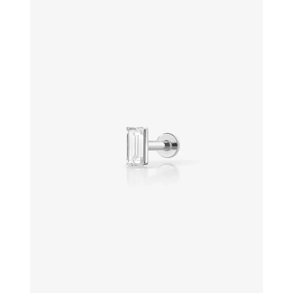 Sparkling Baguette Lab Diamond Flatback - Perfect for Jewelry Making!.