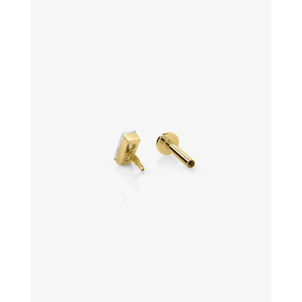 Sparkling Baguette Lab Diamond Flatback - Perfect for Jewelry Making!.