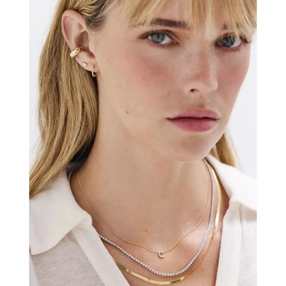 Sparkling Diamond Huggie Earrings for Effortless Elegance.