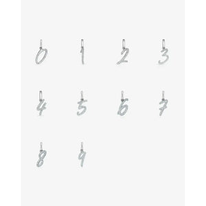 Sparkling Diamond Number Pendant - Personalize Your Shine!.