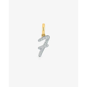 Sparkling Diamond Number Pendant - Personalize Your Shine!.
