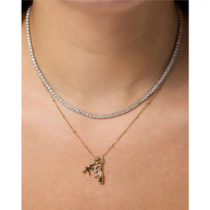 Sparkling Diamond Number Pendant - Personalize Your Shine!.