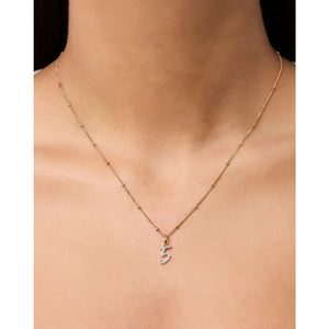 Sparkling Diamond Number Pendant - Personalize Your Shine!.