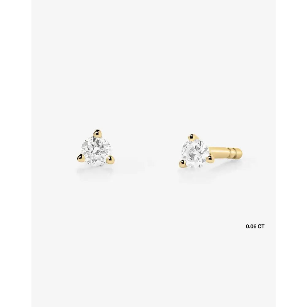 Sparkling Tiny Diamond Studs for Everyday Elegance.