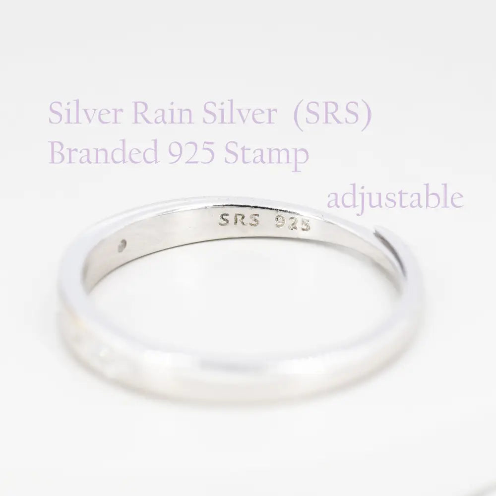Starburst Ring in Sterling Silver, Adjustable Ring, Silver or Gold, CZ Star Ring, North Star Ring Band
