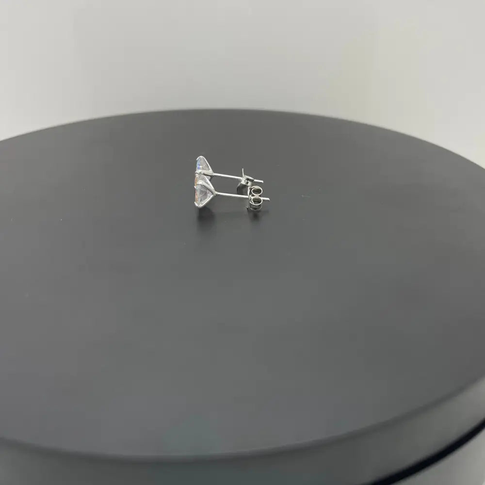 Sterling Silver Aurora Borealis Stud Earrings, Cubic Zirconia