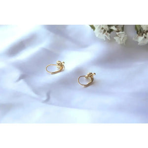 Stunning 14K Gold Butterfly Leverback Earrings - Exquisite Handmade Dangle Jewelry Gift for Her.