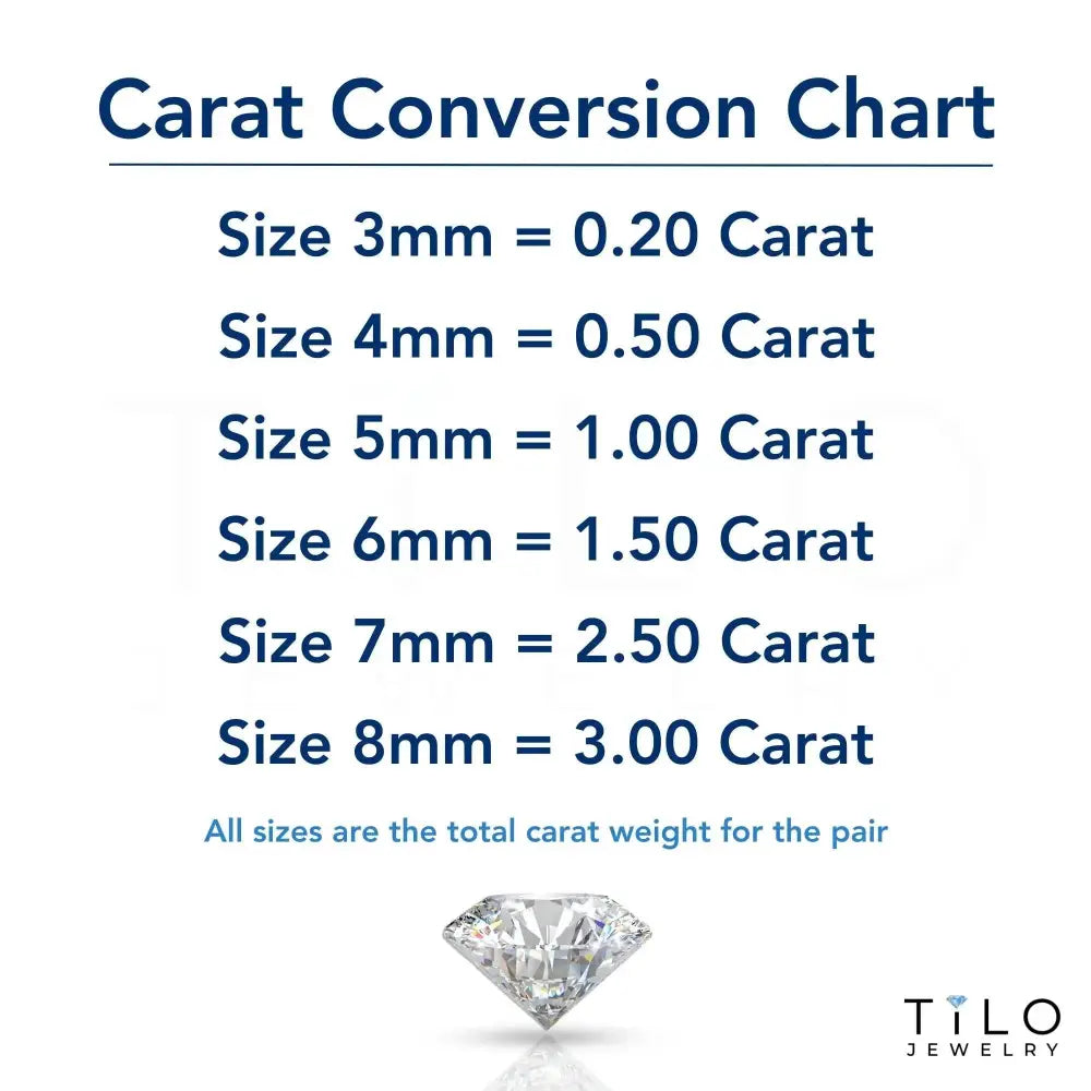Stunning 14K Gold Cubic Zirconia Stud Earrings with Comfortable Silicone Push-Backs.
