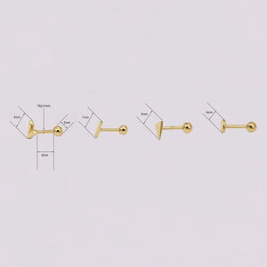 Stunning 14K Gold Leaf Helix Hoop Earring – Nature-Inspired Elegance for Everyday and Special Occasions.